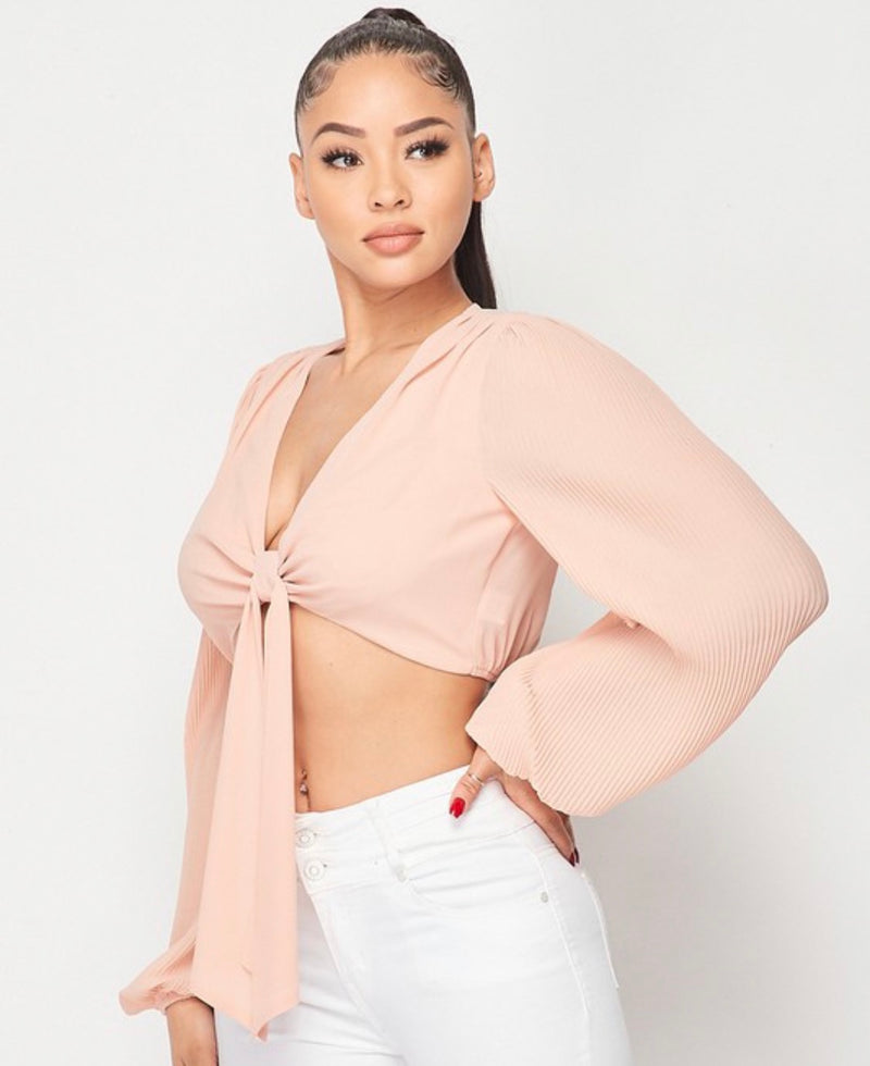 ALYSSA CROP- PINK