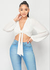 ALYSSA CROP- OFF WHITE