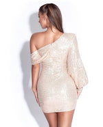 LUXX-CHAMPAGNE KISSES DRESS