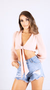 ALYSSA CROP- PINK