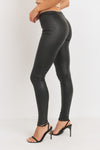 SNAKE PRINT BLACK LEGGINGS